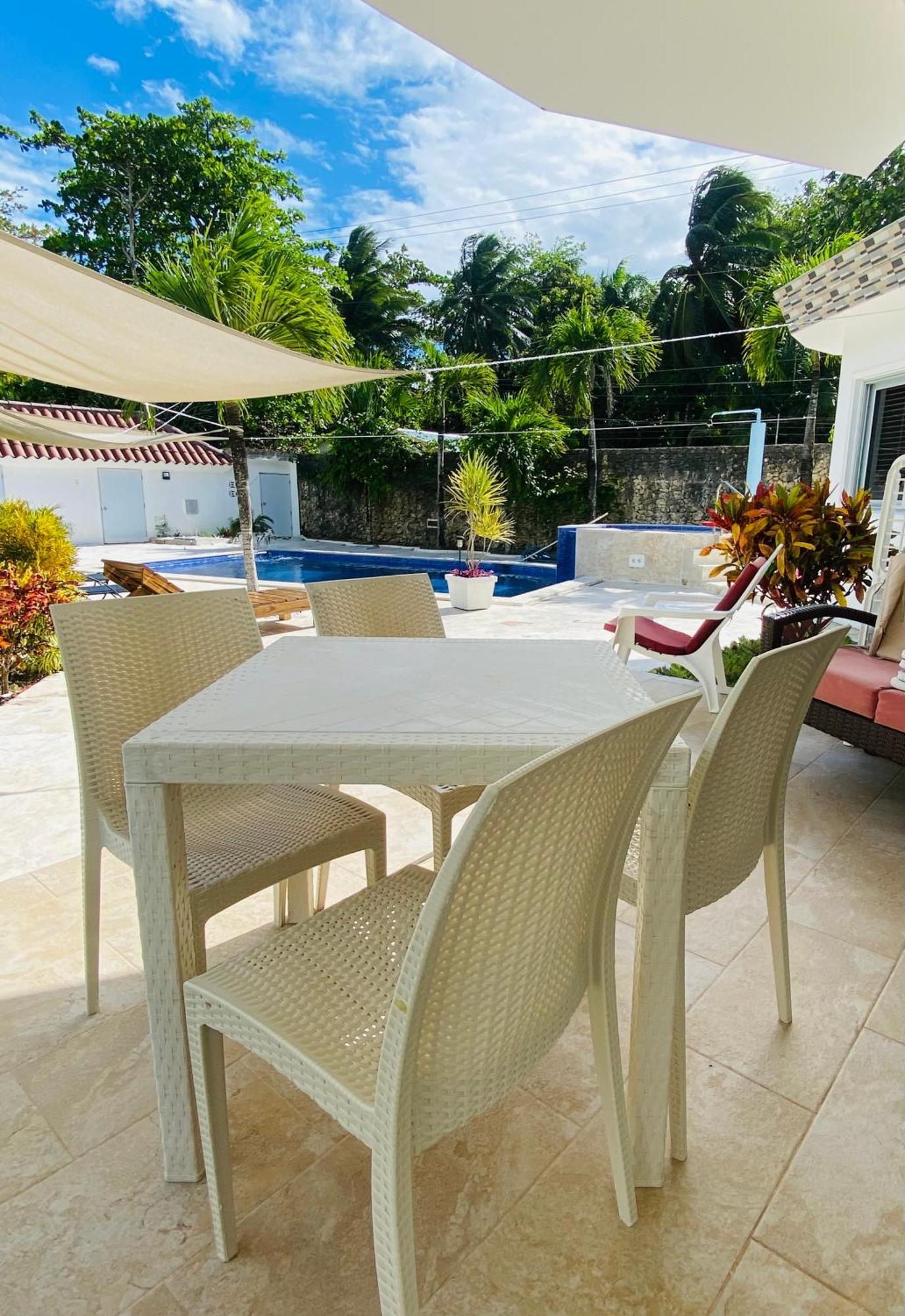 Casa Blanca - White House Apartment Cabarete Ngoại thất bức ảnh